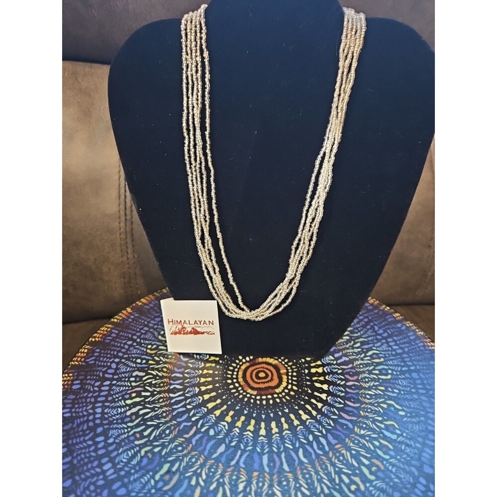 Himalayan Gems Beaded Potay Necklace From Hsn